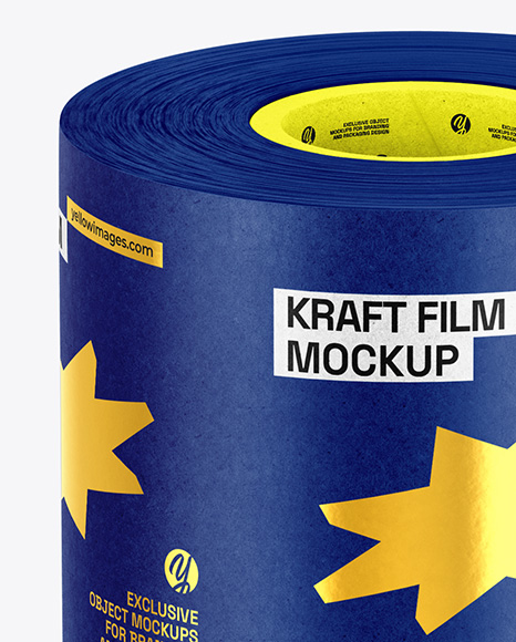 Kraft Paper Roll Mockup