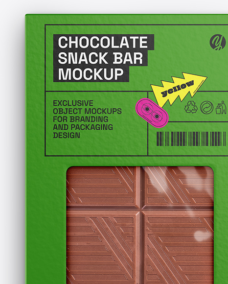 Milk Chocolate Bar Mockup