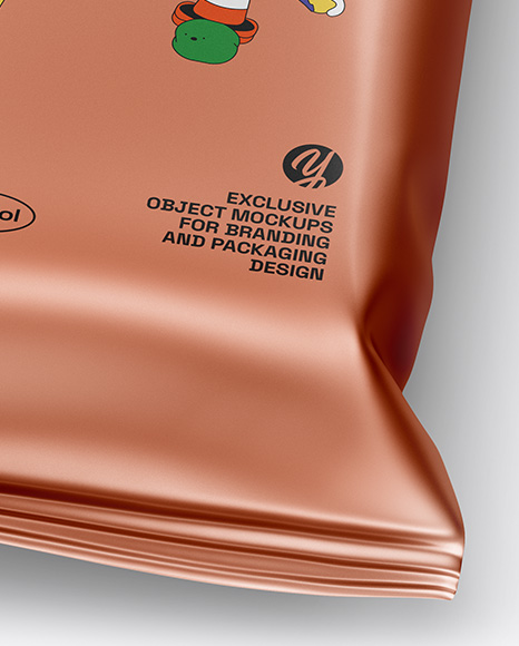 Metallic Snack Package Mockup
