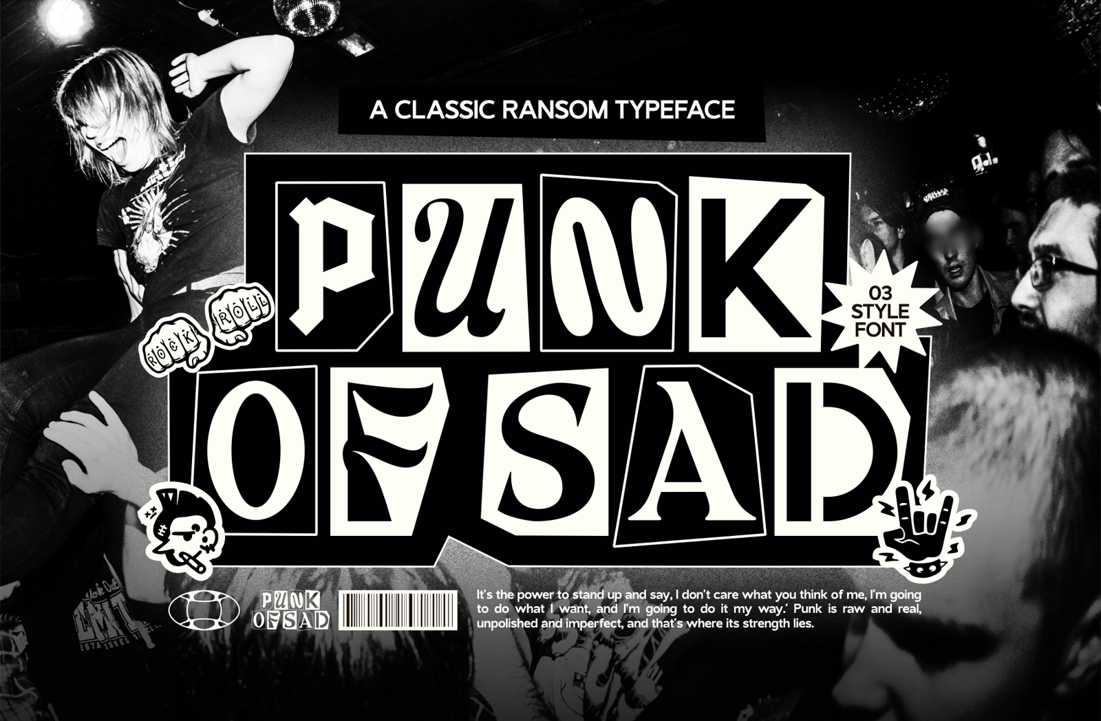 Punk Of Sad Font