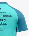 Raglan Short Sleeve Jersey Mockup