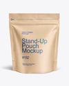 Kraft Stand-up Pouch Mockup