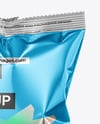 Metallic Snack Bag Mockup
