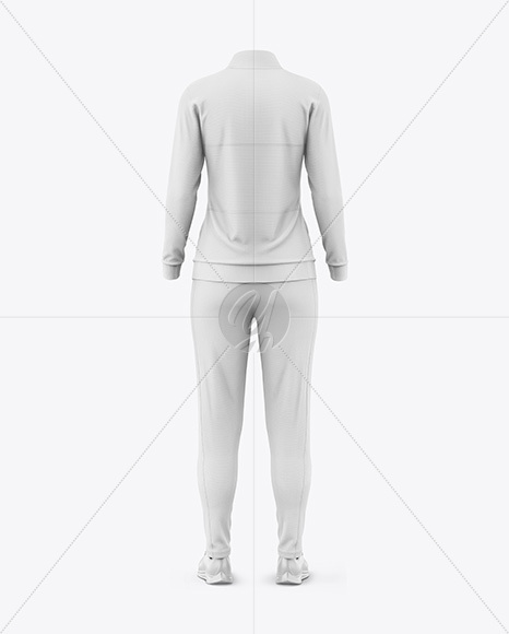 Women's Sport Suit Mockup - Back View