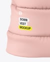 Women's Down Vest Mockup