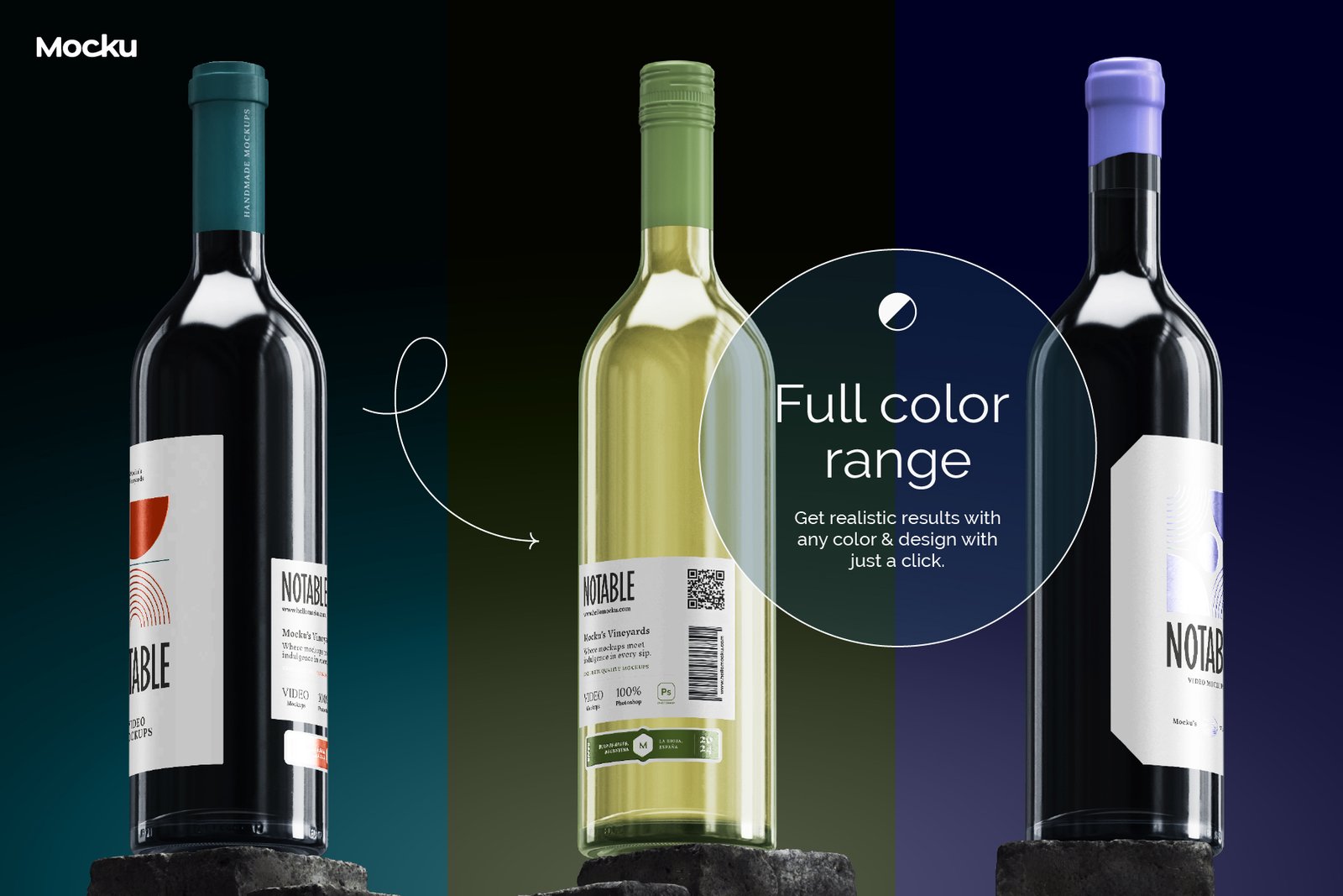 Bordeaux Wine Video Mockup - Notable Collection
