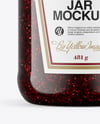 Raspberry Jam Jar Mockup