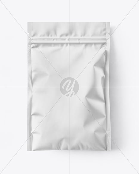 Matte Sachet with Zip Lock Mockup