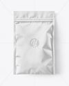 Matte Sachet with Zip Lock Mockup