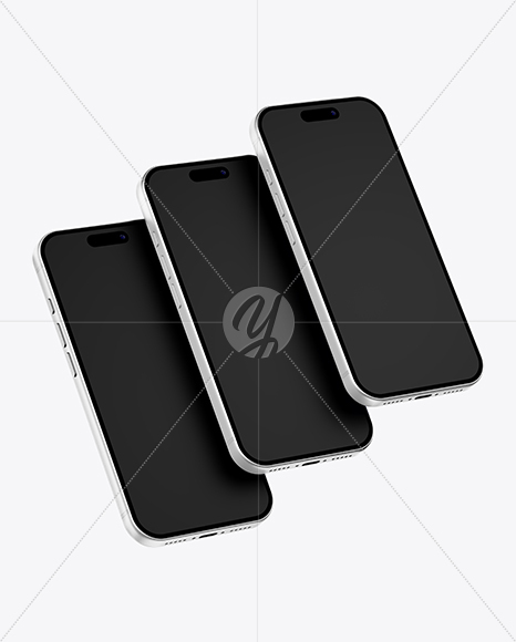 Three iPhone 17 Pro Mockup