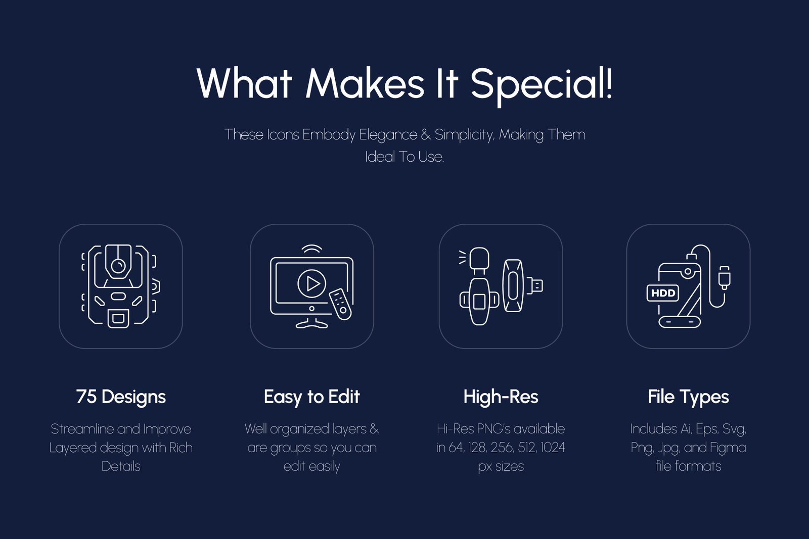Multimedia Icon Art Set