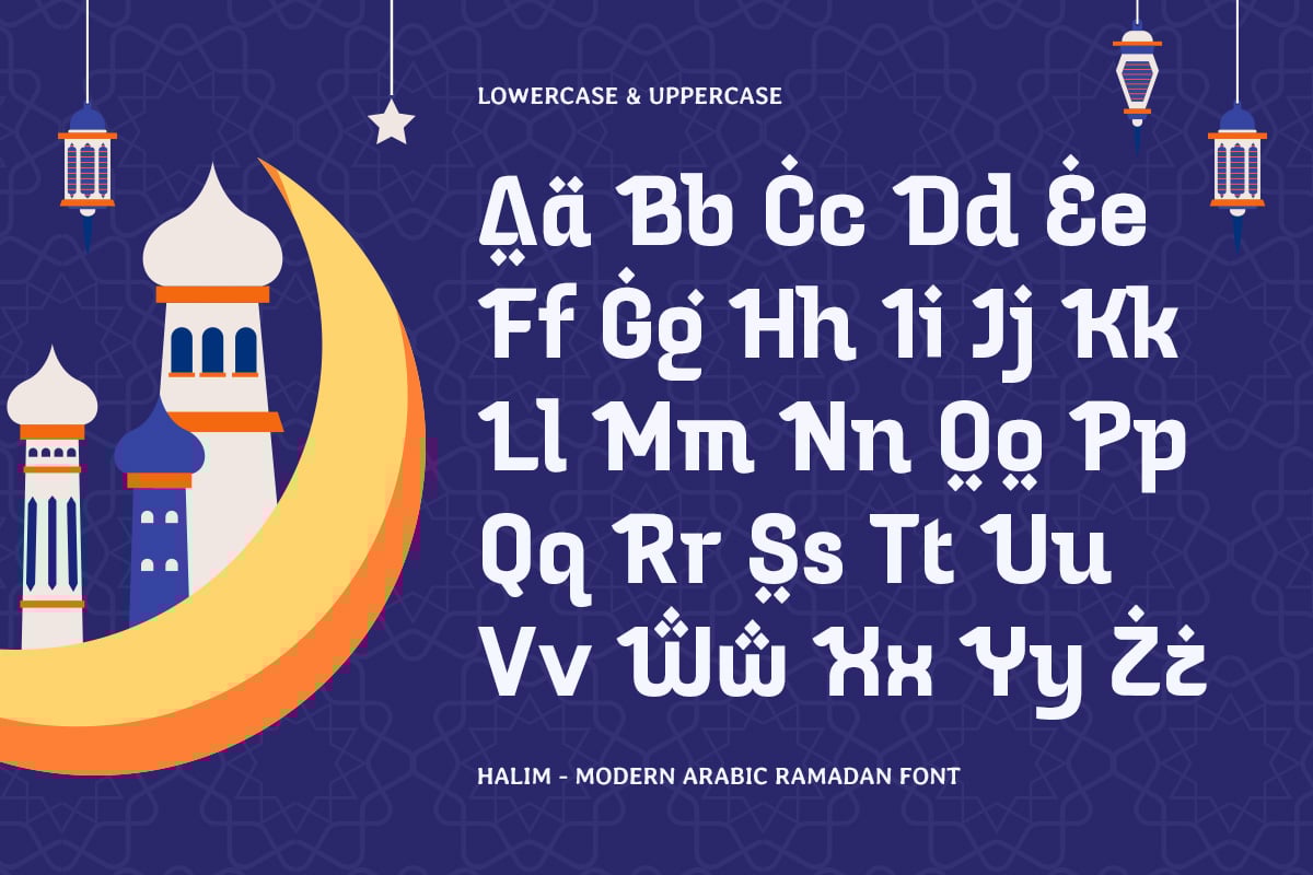 Halim - Modern Arabic Ramadan Font