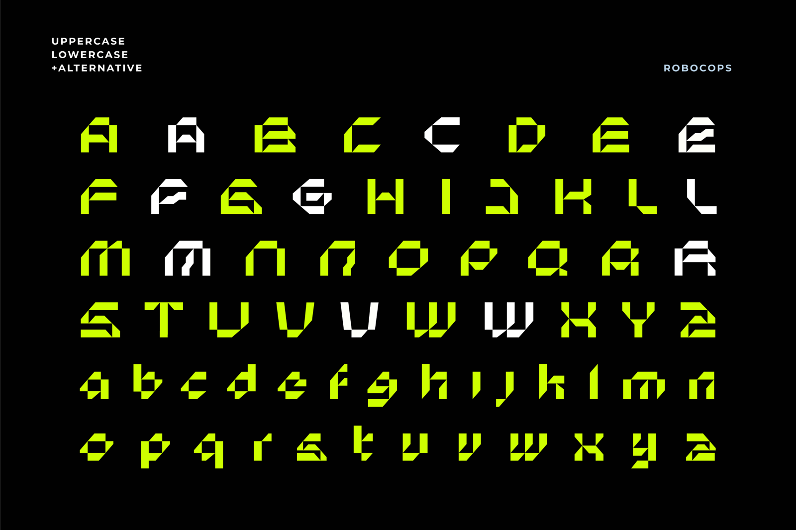 Robocops - Futuristic Font