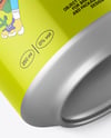 Aluminium Can With Glossy Finish Mockup