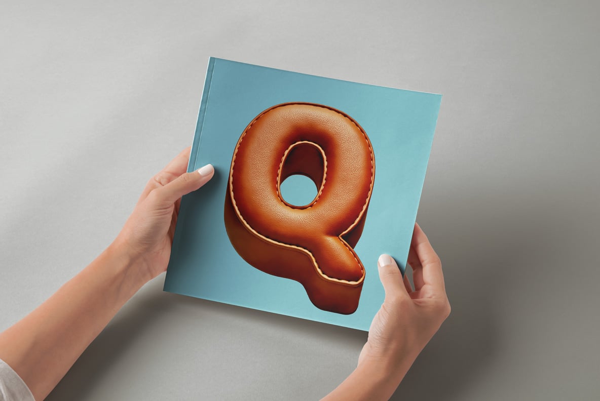 Brown Leather Font