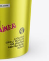 Matte Metallic Bucket Mockup
