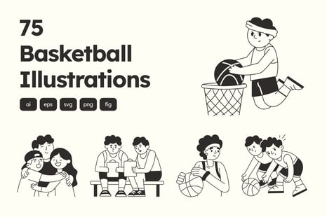 Basketball Illustration