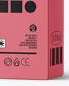Metallic Cosmetic Tube with Box Mockup