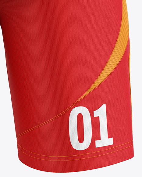Training Short Sleeve Kit Mockup - Back View