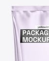 Glossy Metallic Package Mockup