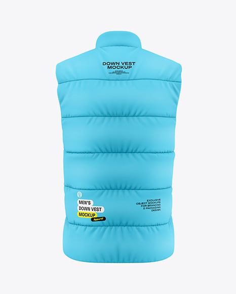 Down Vest Mockup - Vest