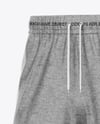 Heather Shorts Mockup - Half Side View