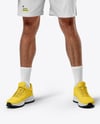 Man Wearing Full Tennis Kit Mockup