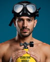 Man with Scuba Diving Tank Mockup