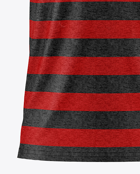 Men's Heather Raglan Polo Shirt Mockup - Front View