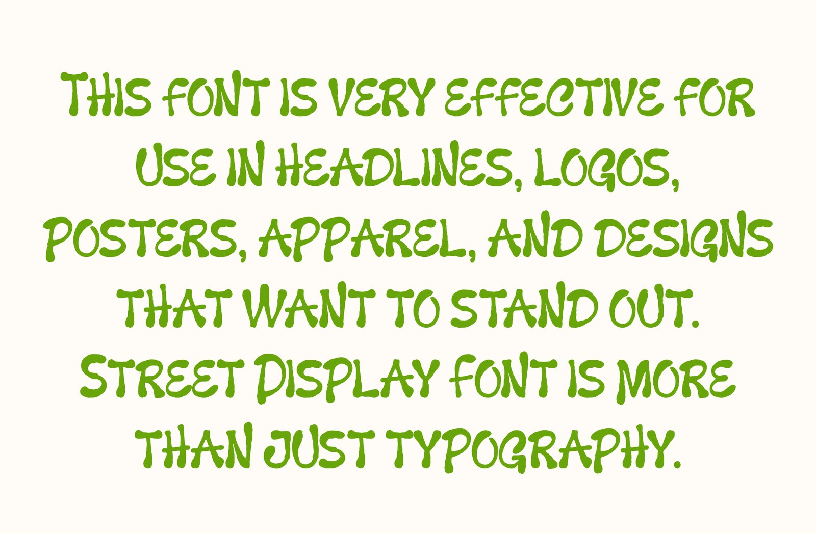 Chiria – Street Decorative Display Font