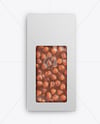 Milk Chocolate Bar with Nuts Mockup