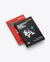 Two Hardcover Books Mockup