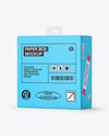 Matte Paper Box w/ Hang Tab Mockup