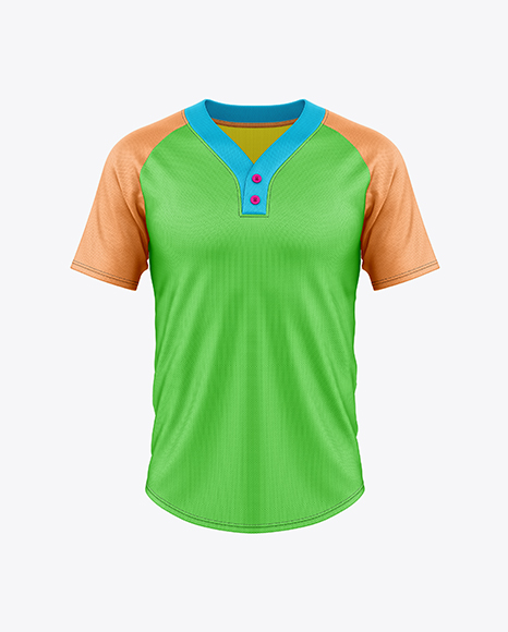 Baseball Jersey Mockup - Front View