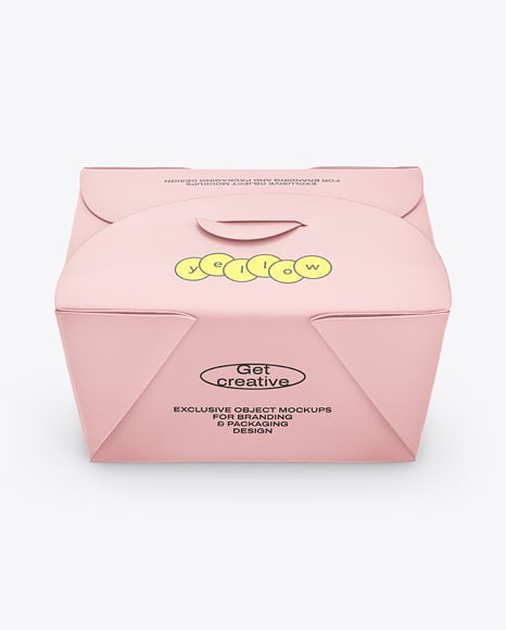 Paper Box Mockup