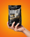 Matte Food Bag in a Hand Mockup