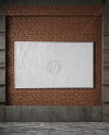 Billboard on a Brick Wall Mockup