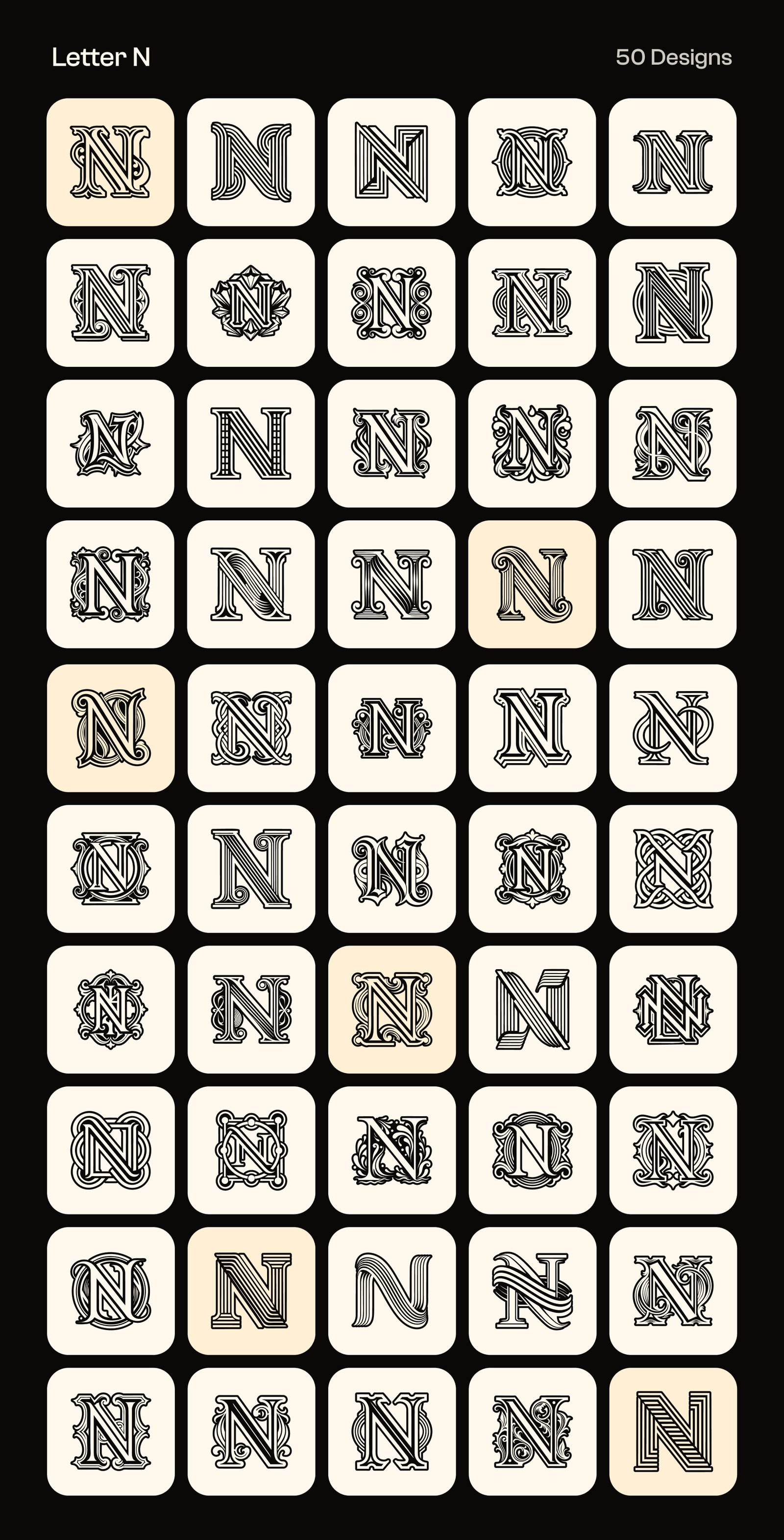 Alphabet Letters Logo Bundle