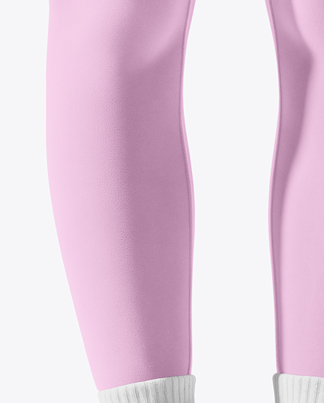 Pair of UGG Boots on Woman's Legs with Leggings Mockup