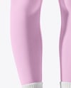 Pair of UGG Boots on Woman's Legs with Leggings Mockup