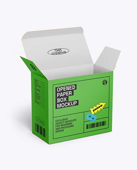 Paper Box Mockup