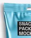Metallic Snack Package Mockup