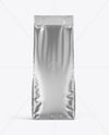 Matte Metallic Food Bag Mockup