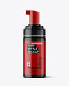 Glossy Foam Pump Bottle with Box Mockup
