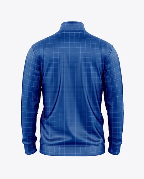 Zip Sweatshirt Mockup - Back View