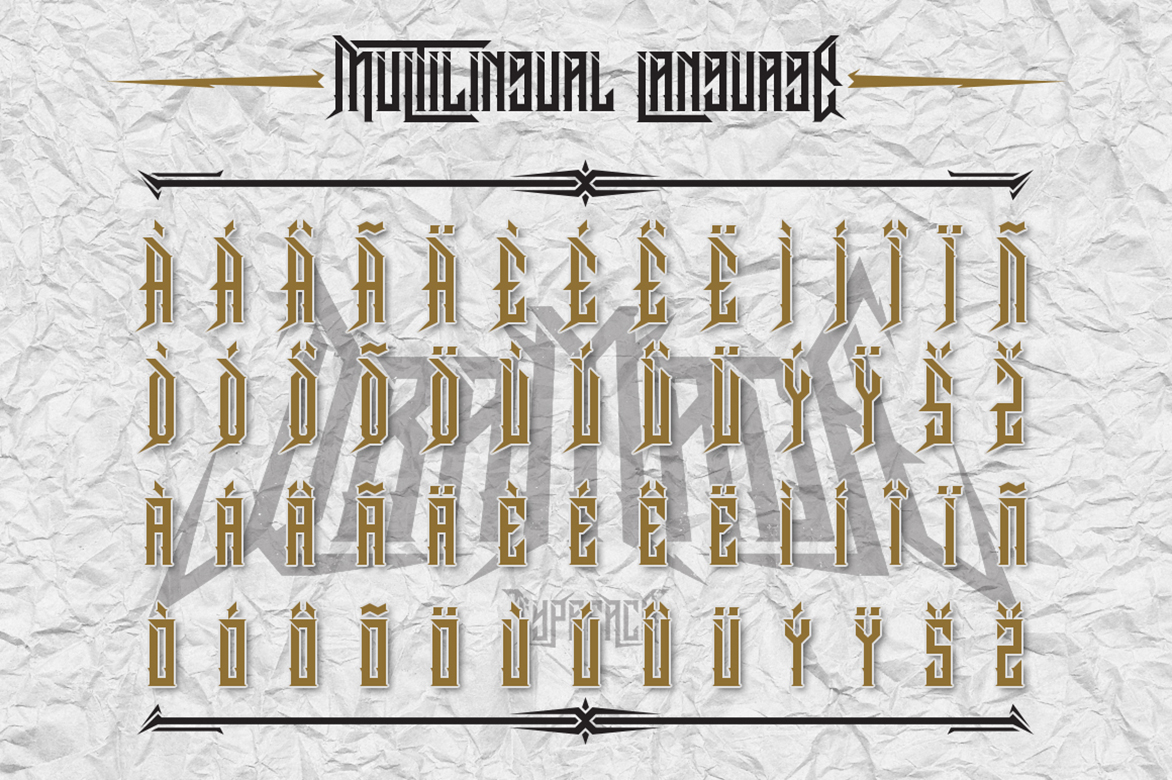 Dramaga - Blackletter Font