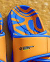 Velcro Slide Sandals on the Beach Mockup