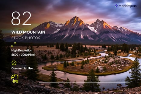 82 Wild Mountain Background Photos – Scenic Nature Landscape - Creative Store