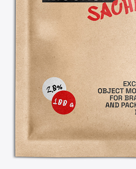 Kraft Paper Sachet Mockup
