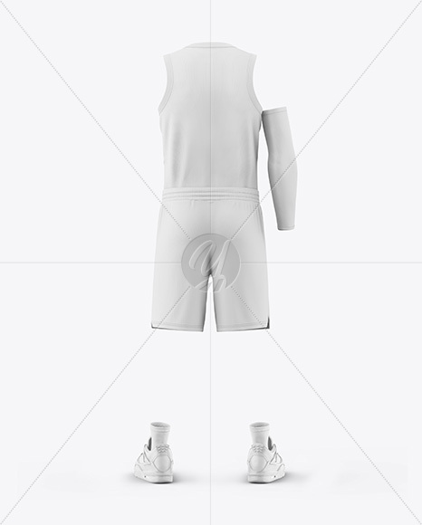 Basketball Kit Mockup - Back View
